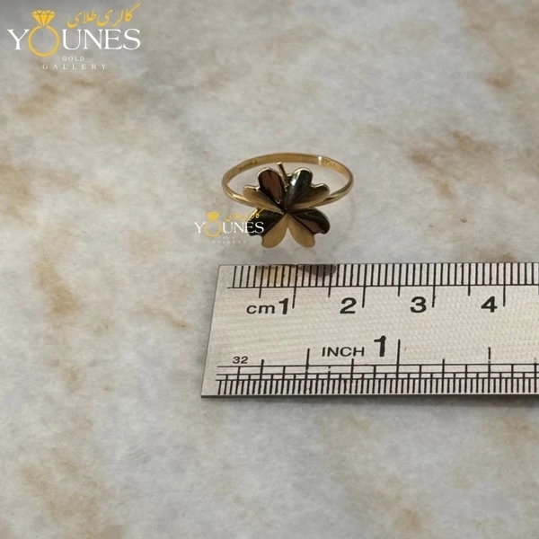 انگشتر طلا شبدر